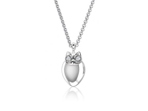 Kat Gee Sterling Silver Luna Necklace - Child image