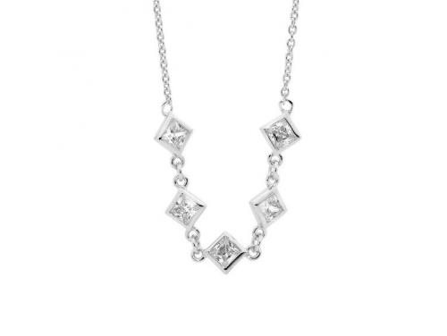 Ellani Stg 5 CZ Necklace image