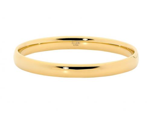 Ellani Gold Plated Stainless Steel 8mm Bangle image