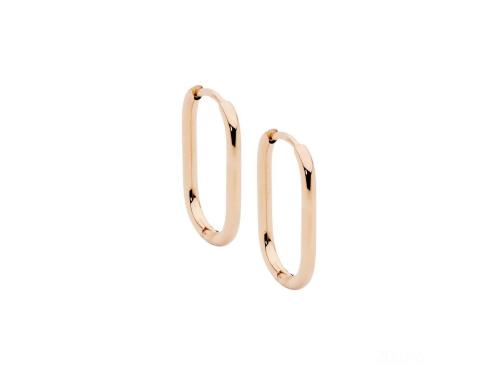 Ellani Stainless Steel 20mm Oval Hoop Earring image