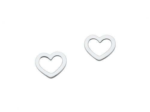 Karen Walker Stg Mini Heart Earrings image