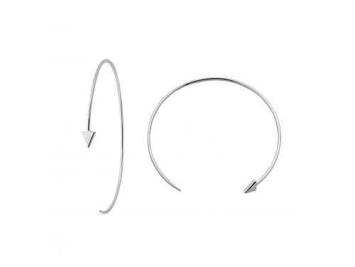 Karen Walker Stg Kinetic Hoop Earrings  image