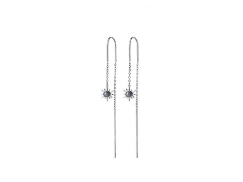 Karen Walker Stg Temptation Pearl Thread Earrings image