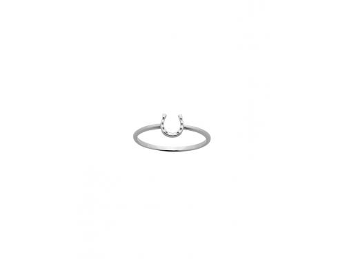 Karen Walker Stg Mini Horseshoe Ring image