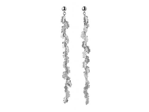 Karen Walker Stg Forest Leaf Drop Earrings image