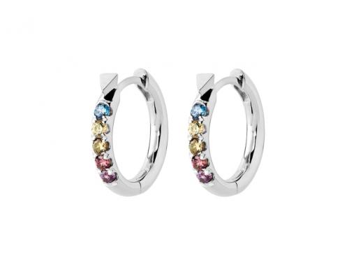 Karen Walker Stg CZ Miniturist Earrings image