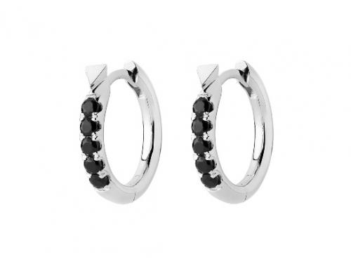 Karen Walker Stg Onyx Miniturist Earrings image