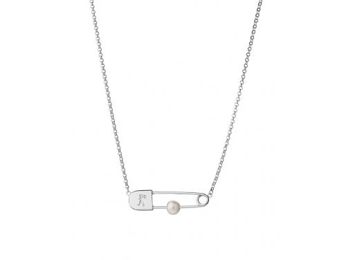 Karen Walker Stg Runaway Safety Pin Necklace image
