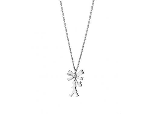 Karen Walker Stg Mini Girl With A Bow Necklace image