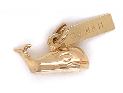 14ct Whale Charm image