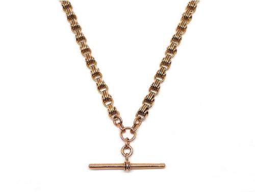 9ct Rose Gold Fancy Fob Chain image