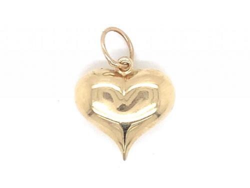 14ct Puff Heart Charm/Pendant image