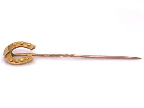 15ct Horseshoe Pin image