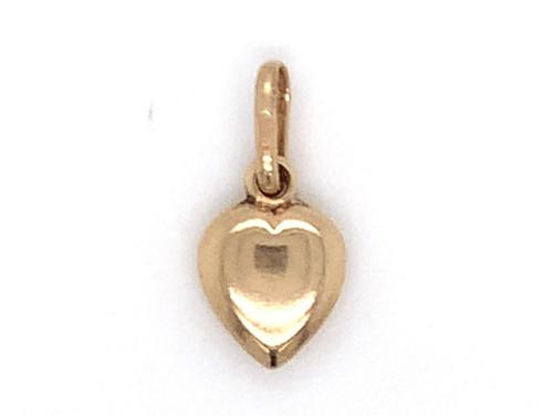 9ct Puff Heart Charm image