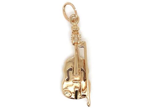 9ct Violin and Bow Charm image
