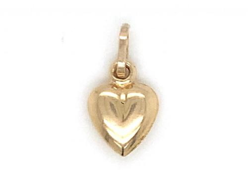 9ct Puff Heart Charm image