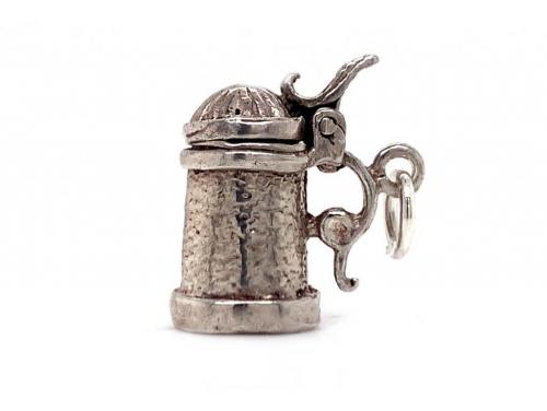 Sterling Silver Tankard Charm image