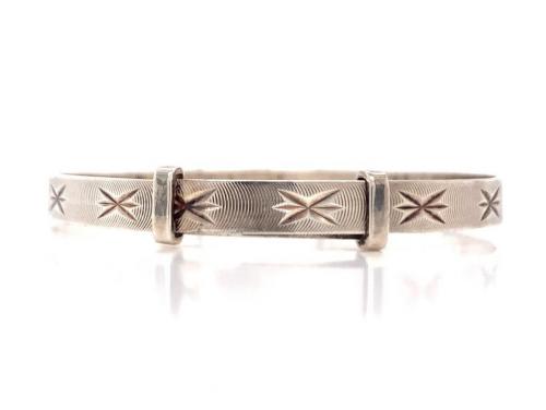 Sterling Silver Childs Expanding Bracelet image