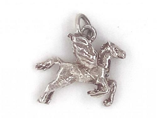 Sterling Silver Pegasus Charm image