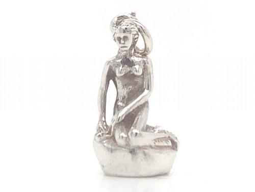 Sterling Silver Mermaid Charm image