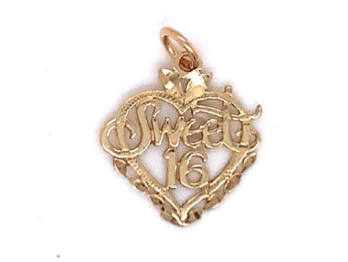 9ct 'Sweet 16' Charm image