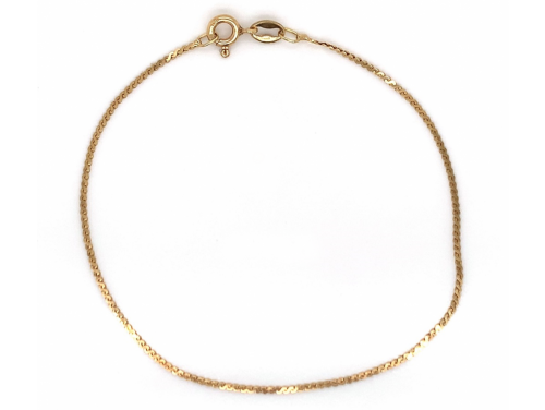18ct 18cm S Link Bracelet image