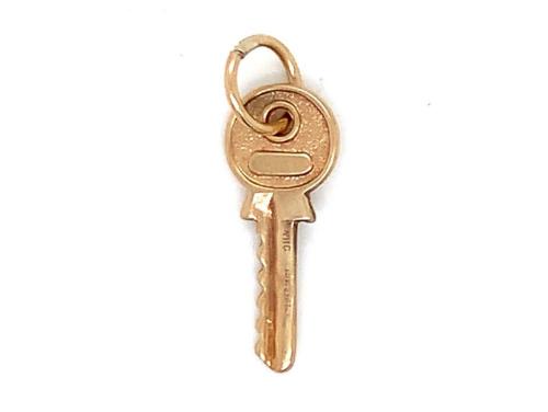 9ct Hollow Key Charm image