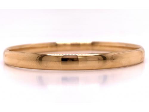 9ct 5.7mm Plain Bangle image