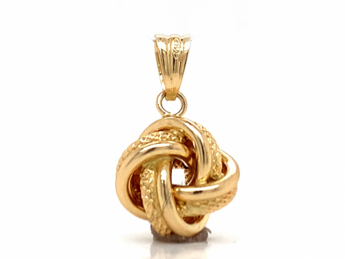18ct Knot Pendant - Hollow image