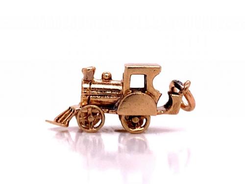 9ct Train Charm - Movable image
