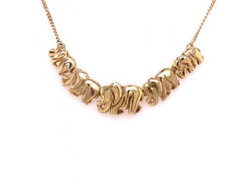 9ct 45cm Elephant Necklace image