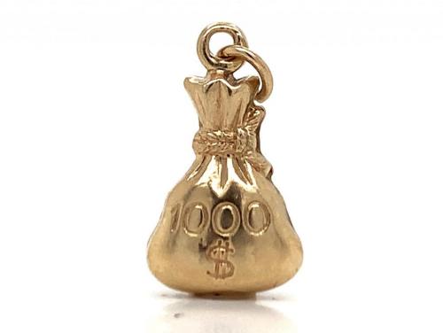9ct Money Bag Charm image