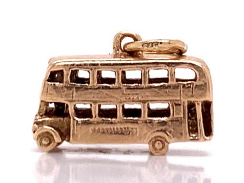 9ct Double Decker Bus Charm image