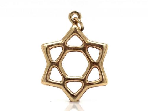 14ct Cutout Flower Charm/Pendant image