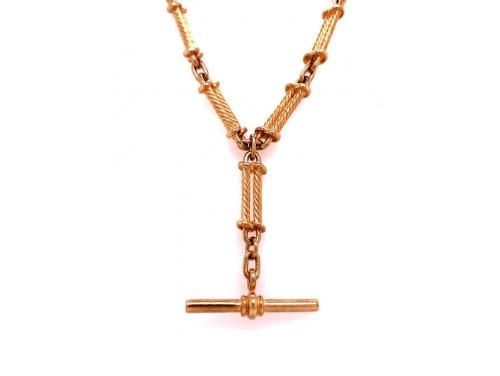 9ct 48cm Fancy Link Fob Chain image