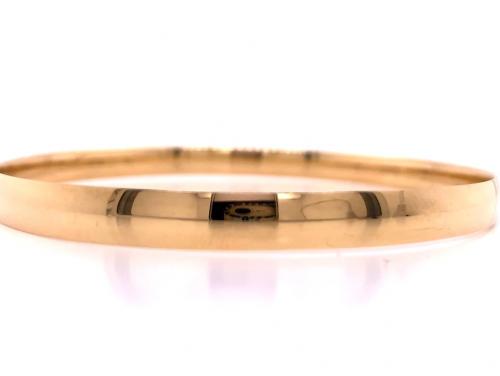 9ct 4.8mm Plain Bangle image