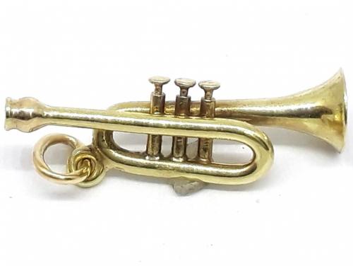 14ct Trumpet Charm image