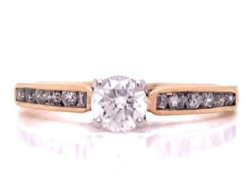 9ct Diamond Solitaire Ring TDW 0.59ct image