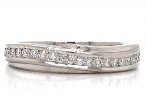 Platinum Diamond Eternity Ring TDW 0.26ct image