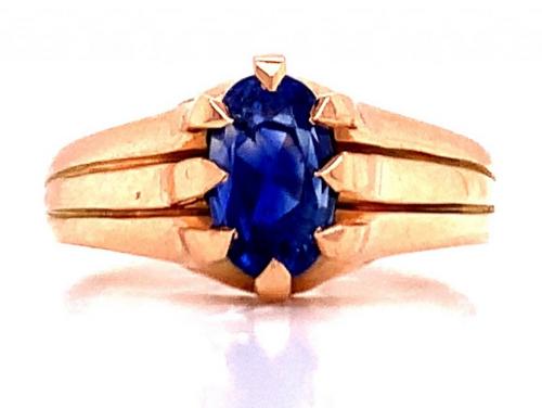 15ct Vintage Sapphire Ring image