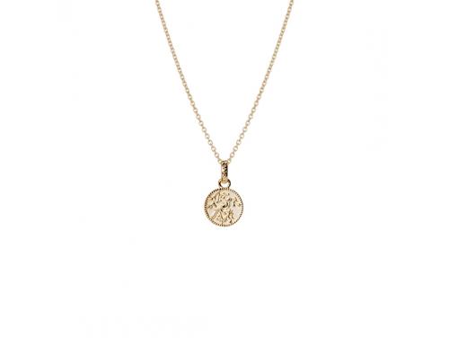 Evolve Stg Gold Plated Tui Coin Pendant image