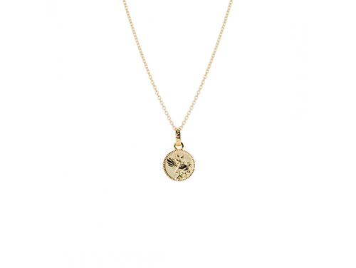 Evolve Stg Gold Plated Fantail Coin Pendant image