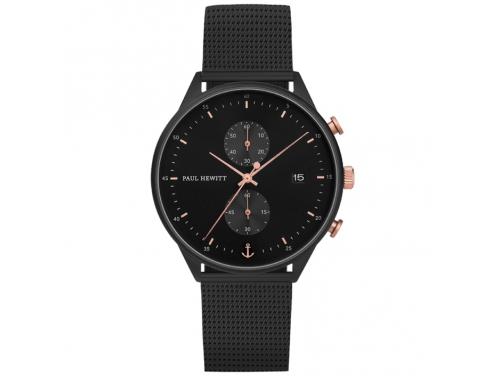 Paul Hewitt Chrono Line Black/Rose Watch image