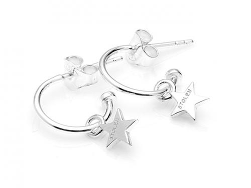 Stolen Girlfriends Club Stolen Star Anchor Earrings image