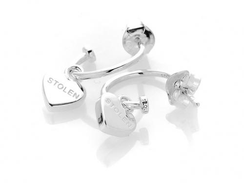 Stolen Girlfriends Club Stolen Heart Anchor Earrings image