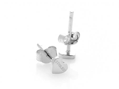 Stolen Girlfriends Club Tiny Stolen Heart Earrings image