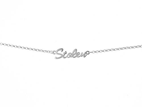 Stolen Girlfriends Club Stolen Script Bracelet image