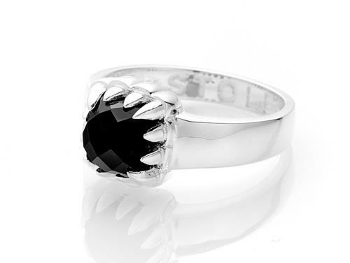 Stolen Girlfriends Club Baby Claw Ring - Onyx image