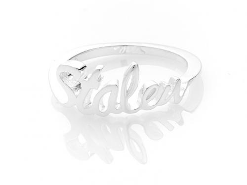 Stolen Girlfriends Club Stolen Script Ring image