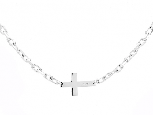 Stolen Girlfriends Club Falling Cross Maxi Necklace image